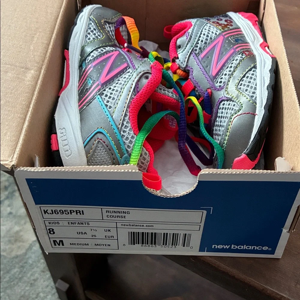 New Balance Kids' Sneakers with Rainbow Laces - Picture 5 of 6